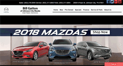 Desktop Screenshot of billgattonmazda.com