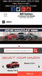 Mobile Screenshot of billgattonmazda.com