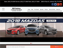 Tablet Screenshot of billgattonmazda.com